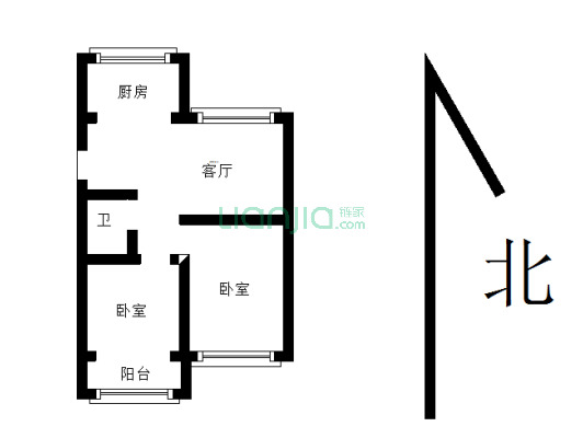 石湾新苑 2室1厅 东南