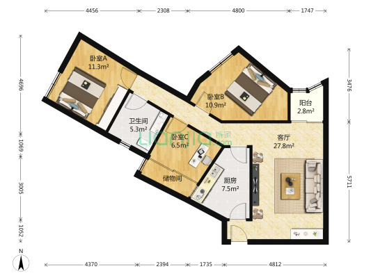 新洲住家舒适大社区，居家优选，期待您的入住。