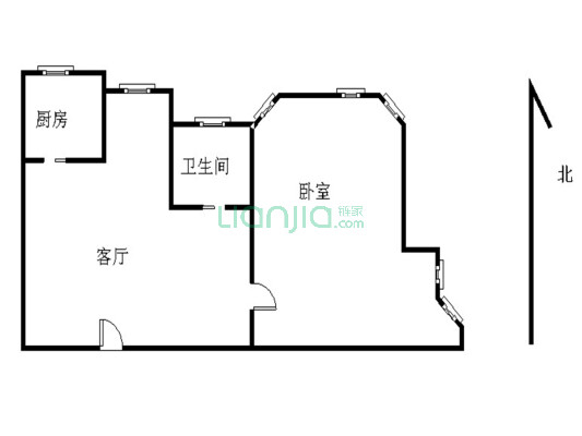 君临国际广州路地铁口 正南 采光好 此户型少