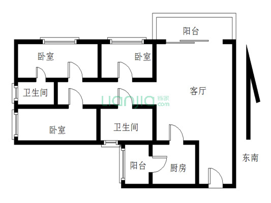 学府1号 楼层好 视野宽阔 采光充足 户型方正