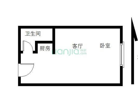 嘉业国际城单室套拎包入住装修好