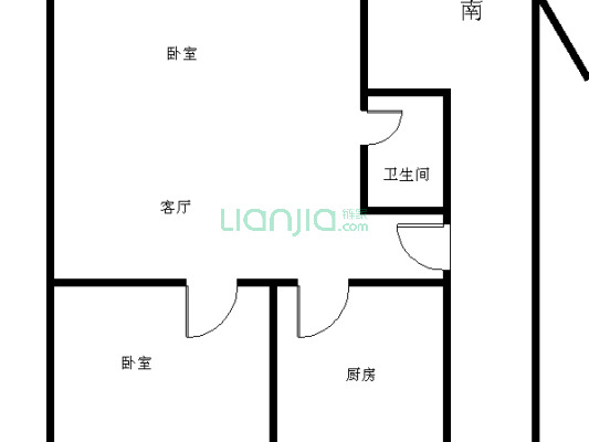 裕祥花园 3室1厅 南 北