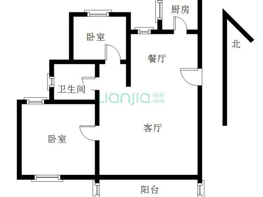 信达文景雅居 3室2厅 南