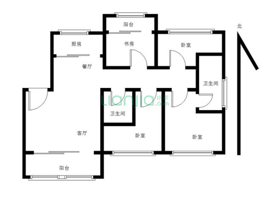 半山豪庭 4室2厅 东南