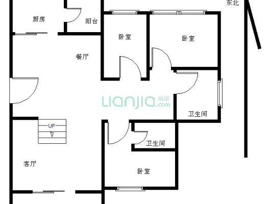 房子是业主全新装修的 通透户型 居家舒适