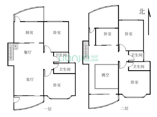 亿力乐园 5室2厅 东 南 北