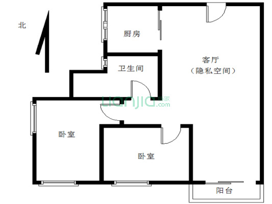 凯乐花园 2室2厅 东 南