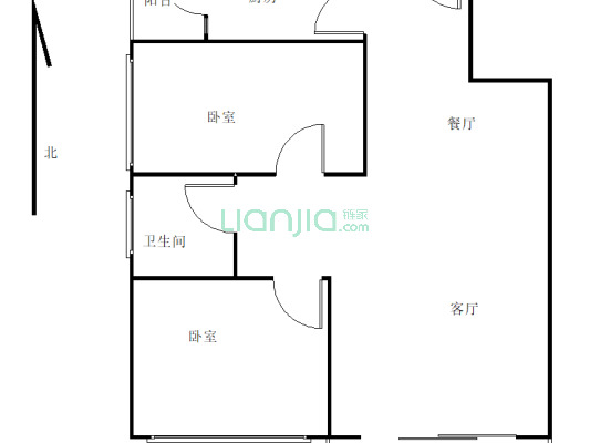 东南向  户型方正 采光视野好 物业好