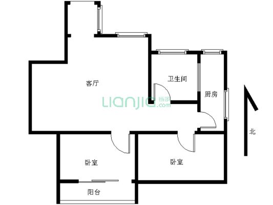 老报社大院-铁一-安静舒适-框架南向两房