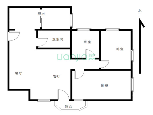 宜家花园 3室2厅 东南