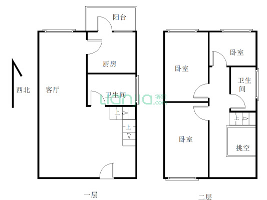 理想0769 3室2厅 北