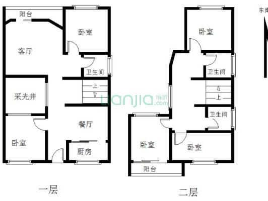 水晶湖郡A区 5室2厅 东 东南