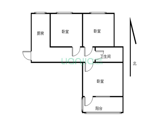 新河一村 新出大三房 南北通透 采光不遮挡