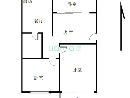 光明馨苑 3室1厅 南 北