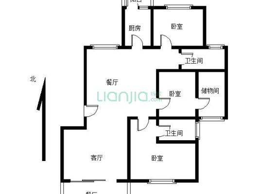 户型方正 人车分流 通风采光好 大社区